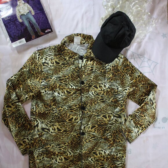 Tiger Guy Halloween Costume By Fun World Men's L(36-38) - Picture 2 of 16